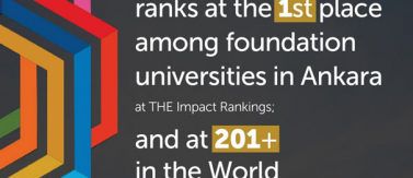 TEDU Ranks at the 1st Place among foundation universities in Ankara at THE Impact Ranking!